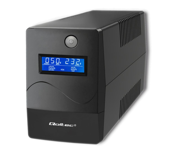 QOLTEC UPS | Monolith | 650VA | 360W | LCD | USB | RJ45 53978 - 745083 - zdjęcie